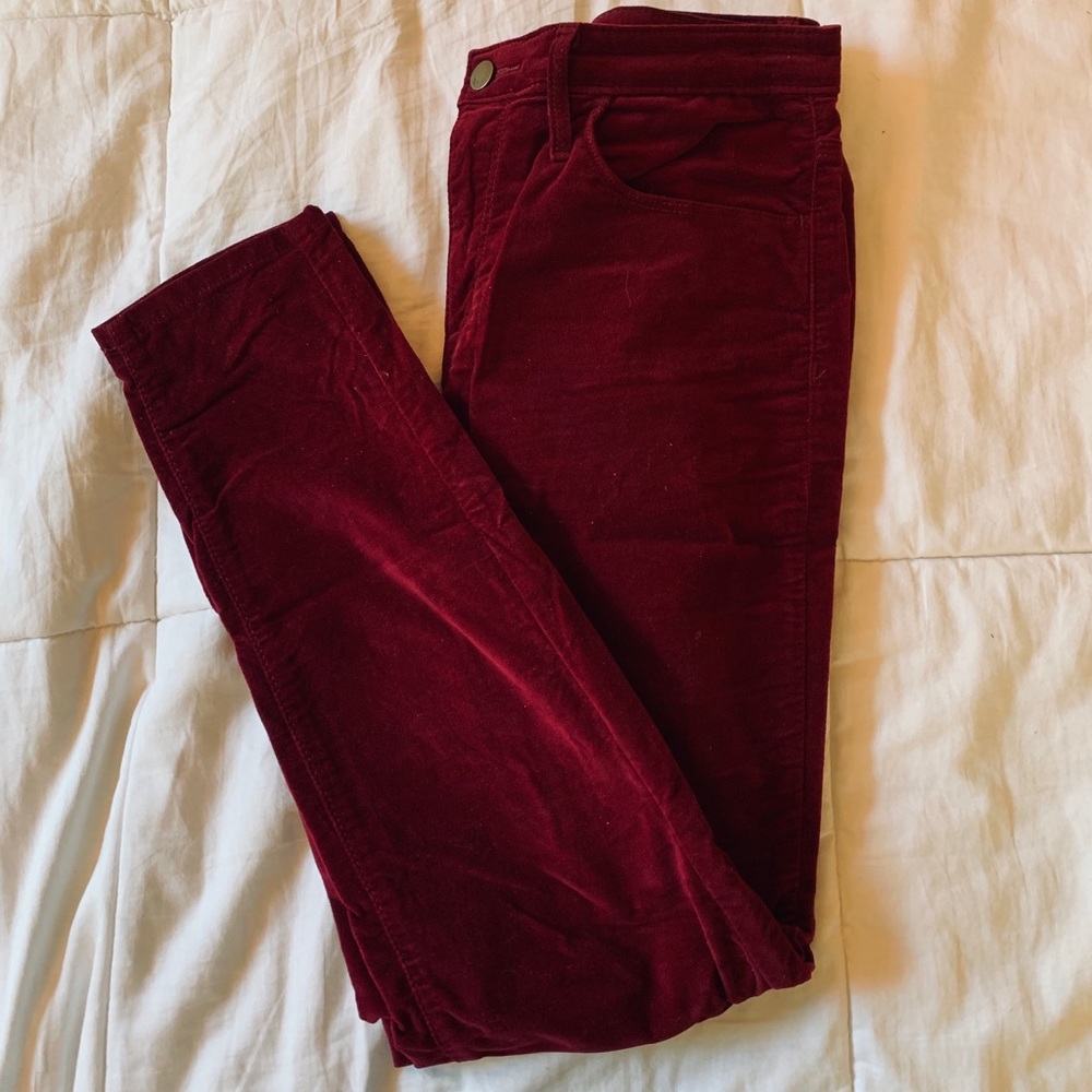 Maroon Corduroy jeans